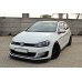 Накладка сплиттер на передний бампер Вар2 на Volkswagen Golf VII GTI